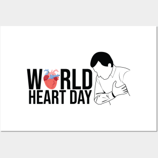 WORLD HEART DAY Posters and Art